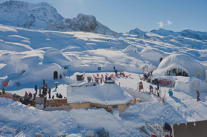 Cool Camping mit Bergpanorama